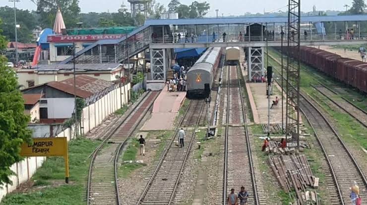 A view of Dimapur Railway Station. Around 1501 returnees will be arriving at the station via a special train from Bengaluru on June 5. (Morung File Photo)